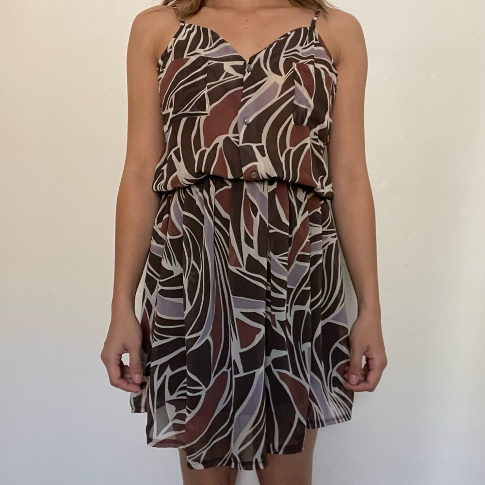 Brown Midi Dress